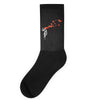 banksy headshot butterfly Socks