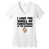 smell of christmas in the morning Women's V-Neck T-Shirt