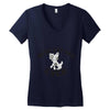 best cat dad ever Women's V-Neck T-Shirt