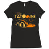 visit tatooine Ladies Fitted T-Shirt