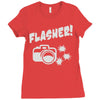 flasher Ladies Fitted T-Shirt