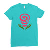 cute flowers Ladies Fitted T-Shirt