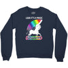 look it's a magical fck unicorn funny Crewneck Sweatshirt