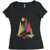 bears on mounths Women's Triblend Scoop T-shirt