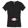 November Peeking Out Baby Boy Women's V-Neck T-Shirt