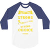 Ewing Sarcoma Awareness 3/4 Sleeve Shirt