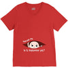 September Peeking Out Baby Boy V-Neck Tee
