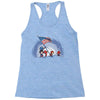raising the flag Racerback Tank