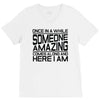 once in a while someone amazing comes along V-Neck Tee