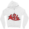 lace up Zipper Hoodie