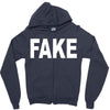 fake Zipper Hoodie