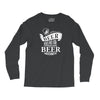 beer does not ask Long Sleeve Shirts
