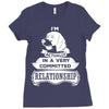 I Am Beagle Actually In A Very Commited Relationship Ladies Fitted T-Shirt