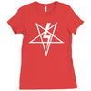 anton szandor lavey sigil Ladies Fitted T-Shirt