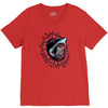 shark attack V-Neck Tee