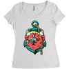 hellfish Women's Triblend Scoop T-shirt