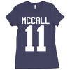 mccall 11 t shirt tee tshirt teenwolf Ladies Fitted T-Shirt