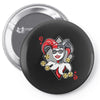 quinn of diamonds Pin-back button
