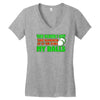 funny golf the older i get, ideal gift, birthday present Women's V-Neck T-Shirt