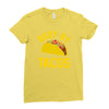 body by tacos funny Ladies Fitted T-Shirt