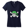 irish pirate Women's V-Neck T-Shirt