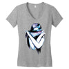 galaxy girl Women's V-Neck T-Shirt