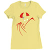 saturday morning super sniper Ladies Fitted T-Shirt