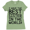 sister joke Ladies Fitted T-Shirt