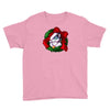 christmas wreath bluebie bust by bluekazenate Youth Tee
