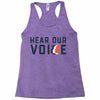 Women's March Hear Our Voice Racerback Tank