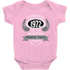 vintage quality without compromise 1972 aged to perfection Baby Bodysuit