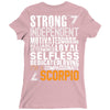 Strong Independent Motivated Scorpio Ladies Fitted T-Shirt