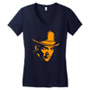 clockwork orange stanley Women's V-Neck T-Shirt