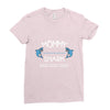 mommy shark doo doo doo Ladies Fitted T-Shirt