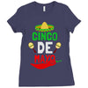 cinco de mayo fiesta mexican holiday Ladies Fitted T-Shirt