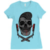 pomade style Ladies Fitted T-Shirt
