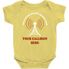 amateur ham radio callsign antenna Baby Onesie