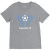argentina 78 world cup 1978 retro football V-Neck Tee