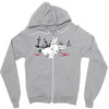 harmless little bunny Zipper Hoodie