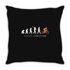 strava evolution Throw Pillow