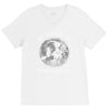 halloween my labrador rides shotgun V-Neck Tee