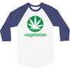 vegetarian sweet leaf 3/4 Sleeve Shirt