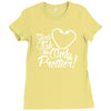 girls fish too only prettier Ladies Fitted T-Shirt