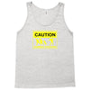 caution zombies crossing t shirt x large funny walking brains awesome Tank Top