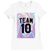 Holographic Team 10 Ladies Fitted T-Shirt