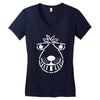 spacehopper ~ mens funny retro Women's V-Neck T-Shirt