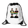 dobre twins Drawstring Bags