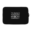 cat command Laptop sleeve