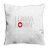llama lovin' lover Throw Pillow