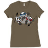 power war boys Ladies Fitted T-Shirt